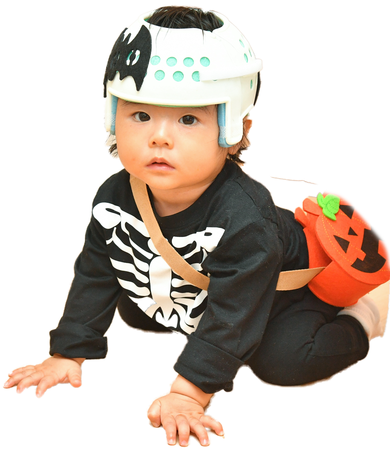 ハロウィンで仮装した園児たち