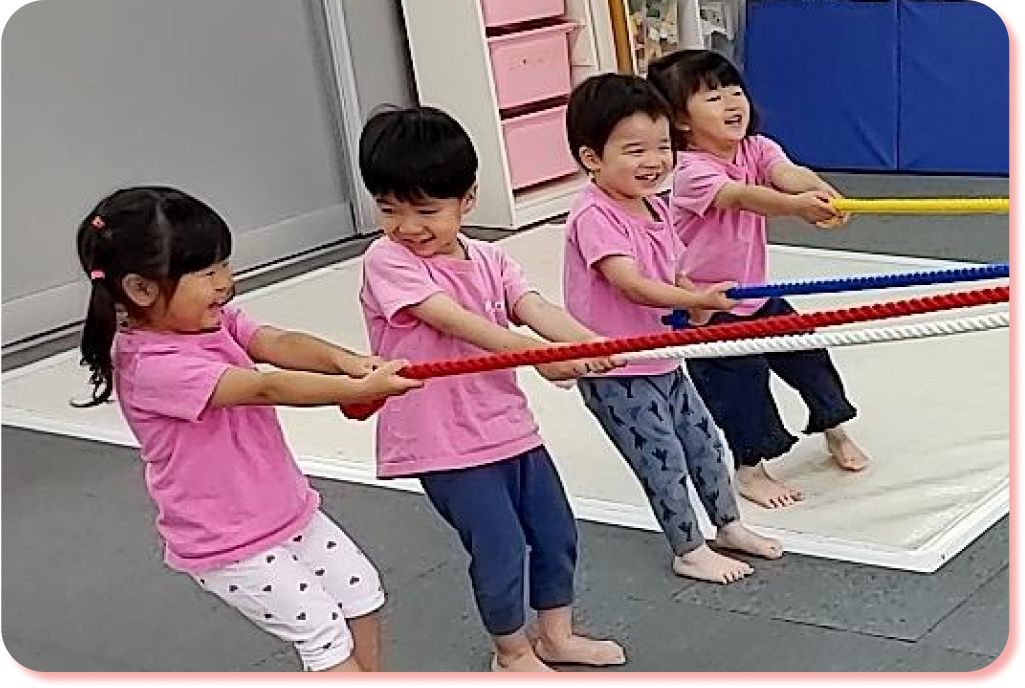 アクティビティの体操の様子