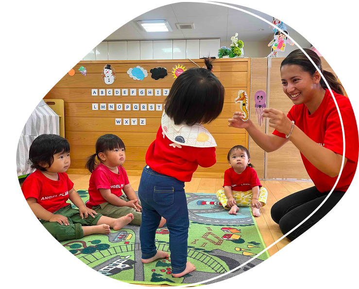 英語教育の活動の一コマ