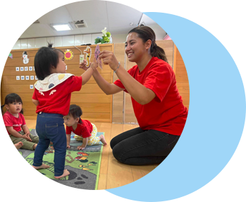 英語教育のアクティビティの様子