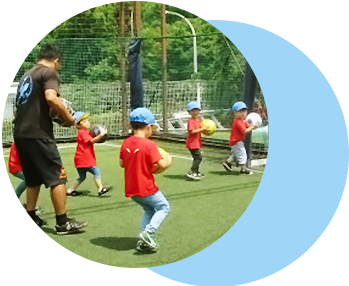 サッカーのアクティビティの様子