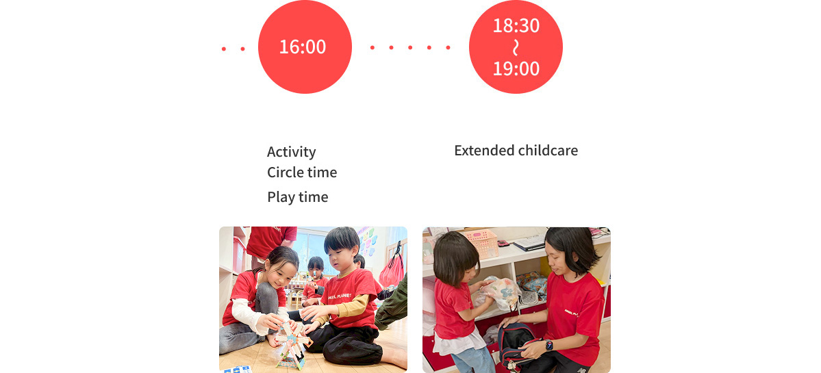 Afternoon activities and extended childcare at our nursery