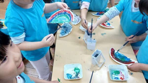 節分のお面制作